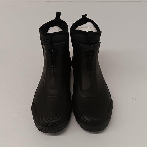 Burberry Women's Flinton Check Black/Charcoal Rain Booties - EU39/US9 - Picture 4 of 16